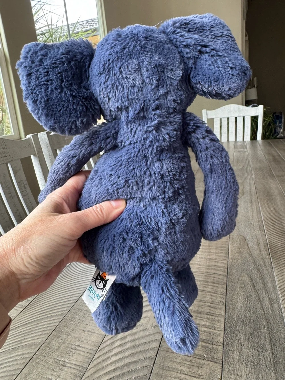 Jellycat Bashful Blue Elephant 12” Plush Toy